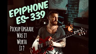 Epiphone ES339 PRO  Pickups and Pots upgrade  My favourite Piece of Gear from 2020 [upl. by Sami97]