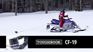 Toughbook CF19 vs Snowmobile [upl. by Phillie92]