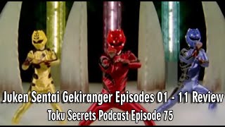 Juken Sentai Gekiranger Episodes 01  11 Review [upl. by Cioffred]