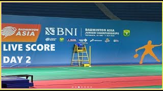 BNI Badminton Asia Junior Championships 2024 Team Day 2 Live Score [upl. by Meela738]