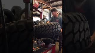 Installing a tire 🛞 fyp foryou viral shortvideo shorts tires reels trending youtubeshort [upl. by Nuahs518]