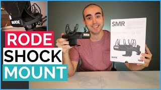 RODE SMR Shock Mount Review  Microphone Shock Mount with Pop Filter [upl. by Enirahtak]