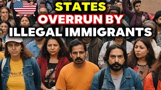 Top 10 States with the Highest Number of Illegal Immigrants in the United States EyeOpening Data [upl. by Htnicayh522]