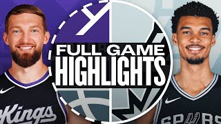 KINGS at SPURS  FULL GAME HIGHLIGHTS  November 11 2024 [upl. by Cyrillus86]