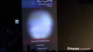 Technology fail Googles Galaxy Nexus suffers embarrassing failure at Samsung launch [upl. by Endo940]