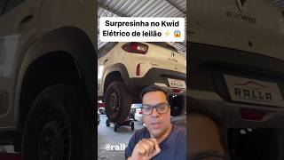 Trocaram a bateria do Kwid elétrico de leilão por concreto 😱 [upl. by Einned846]