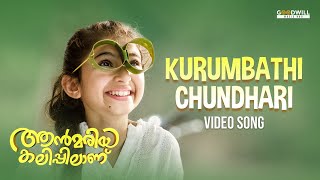 Kurumbathi Chundari Nee Video Song  Ann Maria Kalippilaanu  Vineeth Sreenivasan  Sunny Wayne [upl. by Lewert]