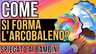 COME SI FORMA LARCOBALENO SPIEGATO AI BAMBINI [upl. by Hael]