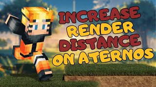 How to Increase a Render Distance on Aternos Minecraft  Minecraft Tutorial 2024 [upl. by Leverett]