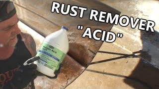 quotMuriatic Acidquot Rust Removal Fast Easy and Forever [upl. by Mcknight]