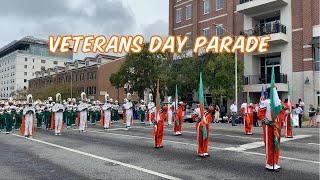 FAMU Marching 100 quotVeterans Day Paradequot clips 2024  Watch in 4k [upl. by Anyaled]