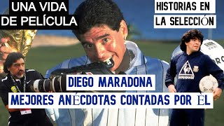 ANÉCDOTAS de DIEGO MARADONA de su VIDA contadas por ÉL Selección Argentina Napoli Boca y más [upl. by Ayin]