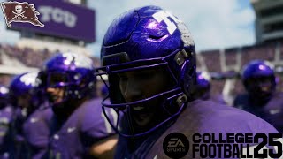 EA Sports College Football 25 Playoffs Round 16 TCU 93 Vs 11 Texas State 102 [upl. by Solracesoj]