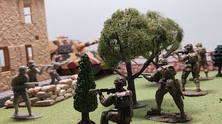 Paratroopers  WW2 Stop Motion [upl. by Natlus]