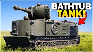 I Built A WW1 Bathtub Tank In Sprocket Tank Design [upl. by Oiled226]