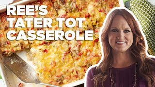 Ree Drummonds Tater Tot Breakfast Casserole  The Pioneer Woman  Food Network [upl. by Nycila729]