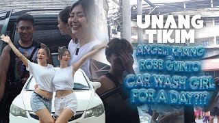 CARWASH GIRL FOR A DAY  Angeli Khang and Robb Guinto [upl. by Maurizia]