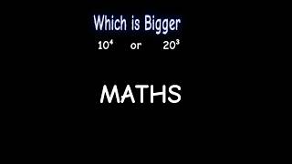 quotWhich is Bigger 104 vs 203 – Surprising Math Comparisonquot [upl. by Nyvar877]