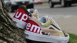 CUSTOM SUPREME VANS Did You WIn The Give Away [upl. by Zusman]