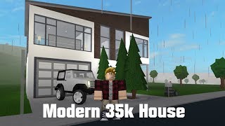 Modern 35k House  Roblox  Bloxburg [upl. by Oznarol923]