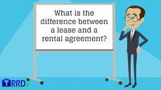 Landlord IQ Whats the Difference Between a Rental Agreement and a Lease [upl. by Nolyat]