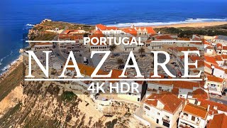 Nazare Portugal 🇵🇹 in 4K HDR 60fps by Drone [upl. by Suez]