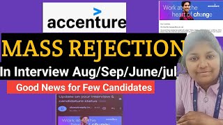 Accenture Mass Rejections 2024 Aug Sep June October good news for few Why So Many Were Rejected [upl. by Ellery]