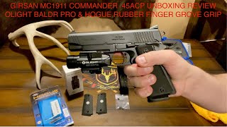 GIRSAN 1911 COMMANDER 45 ACP Unboxing Review amp Accessories [upl. by Jolene317]