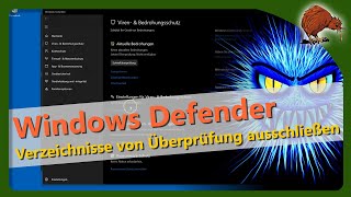 Ausnahmen in Windows Defender  Thunderbird ist langsam durch den Windows Defender [upl. by Secunda205]