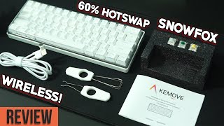 60 Wireless Keyboard Yang Paling Menarik Banget KEMOVE DK61 SNOWFOX [upl. by Keegan]