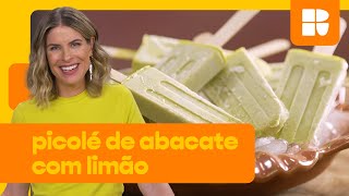 Picolé refrescante de abacate com limão  Rita Lobo  Cozinha Prática [upl. by Rosenberger]