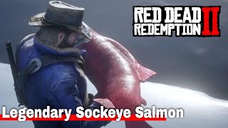 Catching the Legendary Sockeye Salmon  Red Dead Redemption 2 [upl. by Bandeen]