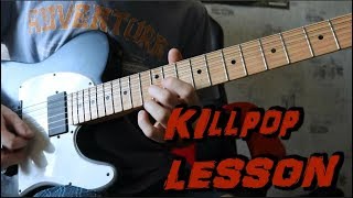 How to play ‘Killpop’ by Slipknot Guitar Solo Lesson  Разбор соло Killpop [upl. by Heloise972]