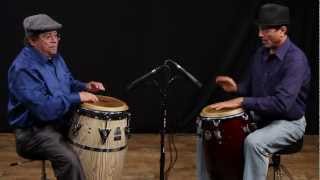 Giovanni Hidalgo and John Santos on Congas [upl. by Xylon]