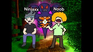 Ninjaxx et Nino le combat du Wither Storm  Short Animation [upl. by Siravat]