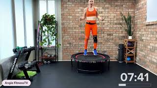 Energy Boost Cardio  Core Rebounding Blast Bounce amp Burn Cardio and Core Rebounder Workout [upl. by Sonitnatsnoc]