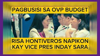 RISA HONTIVEROS NAPIKON KAY SARA SA MGA SAGOT NITO  PAREHONG NAGTARAY masterkalog [upl. by Nyrok842]