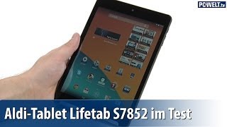 AldiTablet Medion Lifetab S7852 im PCWELTTest  deutsch  german [upl. by Ellene]