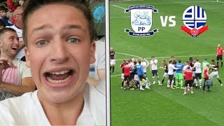 PRESTON vs BOLTON VLOG  FAT SCRAP AFTER FULL TIME WHISTLE [upl. by Sorrows]