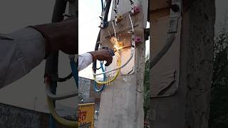 एलटी इलेक्ट्रिक न्यू कनेक्शन electric electrician trending shorts viral video ramsinghlineman [upl. by Hulda]