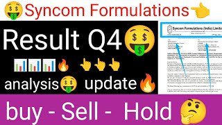 Syncom Formulations stock latest news Result Q4 2024 update analysis Syncom Formulations share [upl. by Elmajian]