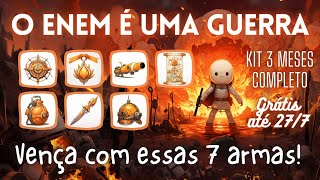 Super KIT ENEM 3 Meses grátis até 277 [upl. by Atrim]