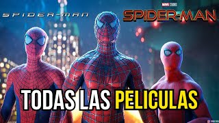 SpiderMan Los 3 Universos en 1 Video I RESUMEN DE LAS TRILOGIAS ANTERIORES [upl. by Cy]