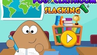 Pou Classroom Slacking Games For Kids  Gry Dla Dzieci [upl. by Nicolella739]