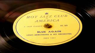 Blue Again  Louis Armstrong And His Orchestra HJCA [upl. by Dlanod190]