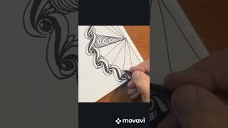 Doodle art Let’s draw Full video on my channel easydrawings zentangleart drawing [upl. by Rusell]