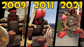 The Evolution of Demoknight TF2 [upl. by Bernardine]