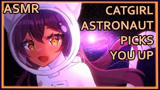 Catgirl Astronaut Picks You Up In Space  ASMR  ear rubs space soap assorted triggers [upl. by Zelazny240]