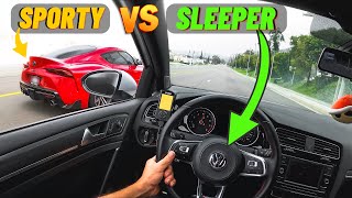 Tuned GTI SHOCKS Drivers 🤯 Best Reactions [upl. by Zaccaria]