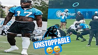 Xavier Legette amp Carolina Panthers EMBARRASSED Defense in Padded Practice Training Camp HIGHLIGHTS [upl. by Lenssen]